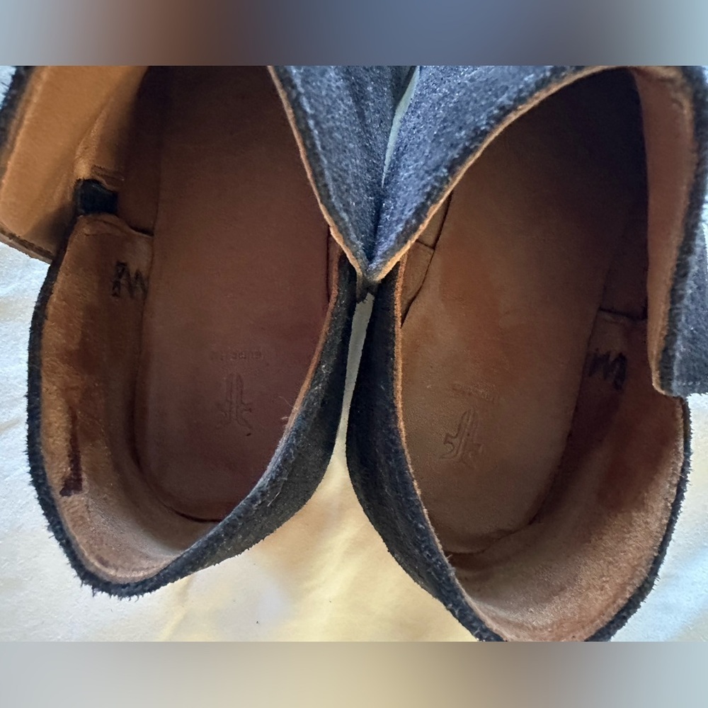 Frye Women’s Elyssa Black Suede Leather Shootie, Size 7 - Picture 8 of 10